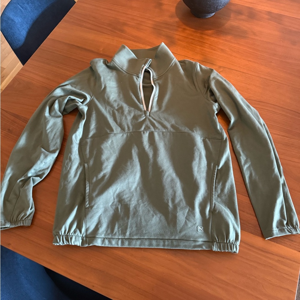 Puma Dark Green Sweatshirt